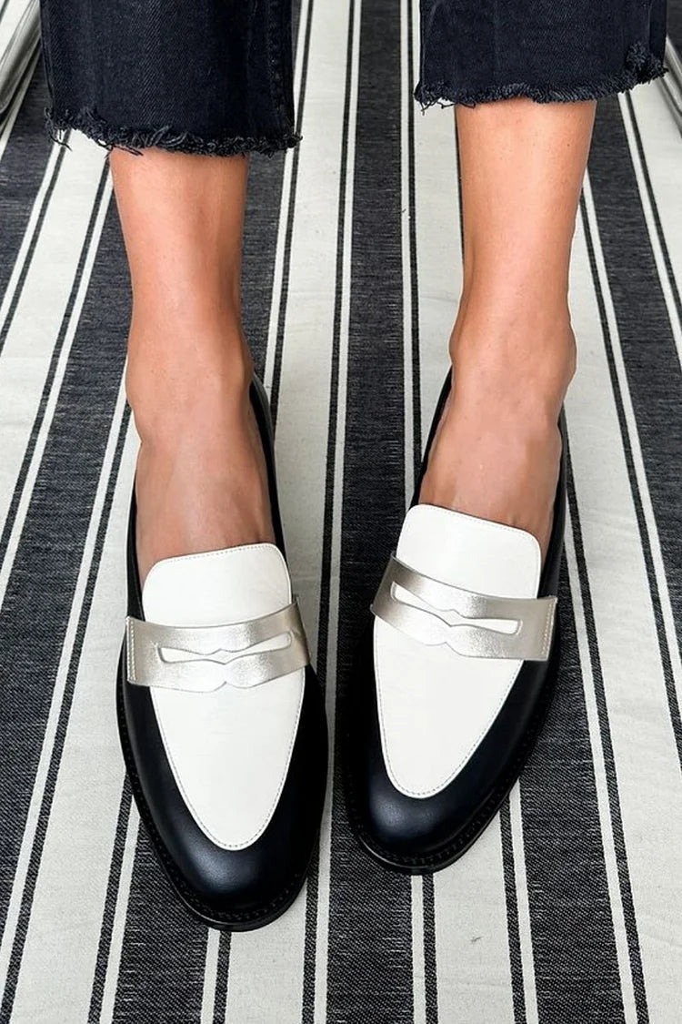 Chantal | Monochrome Loafers