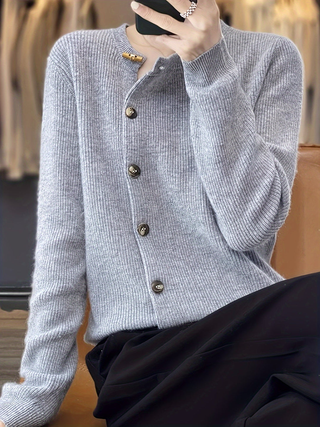 Gemima | Button Cardigan