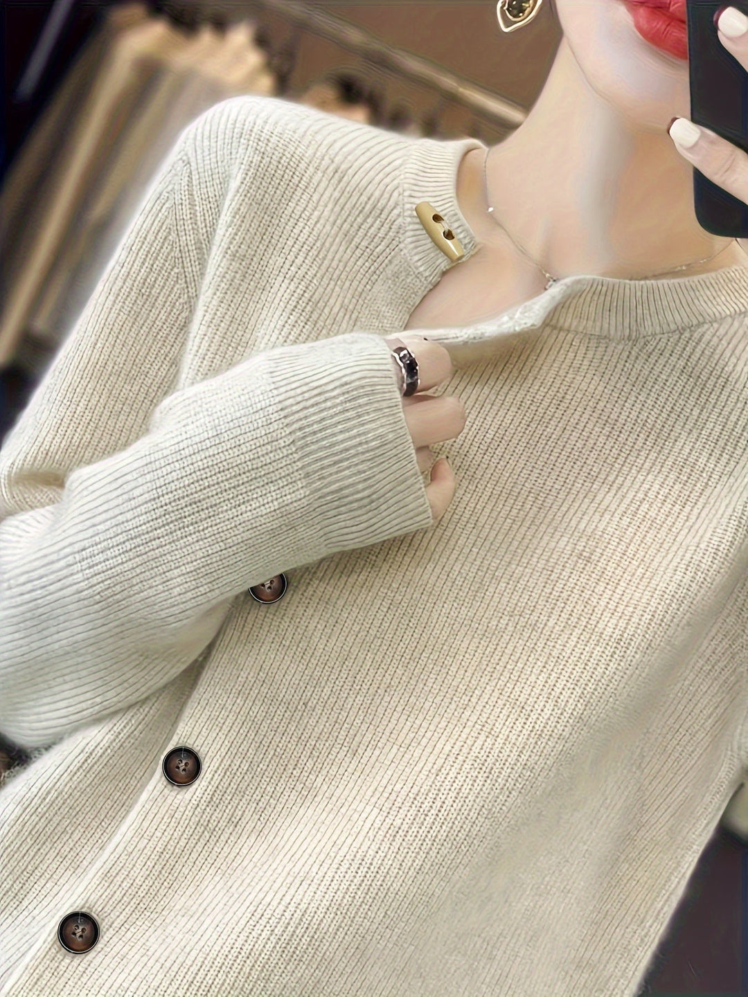 Gemima | Button Cardigan