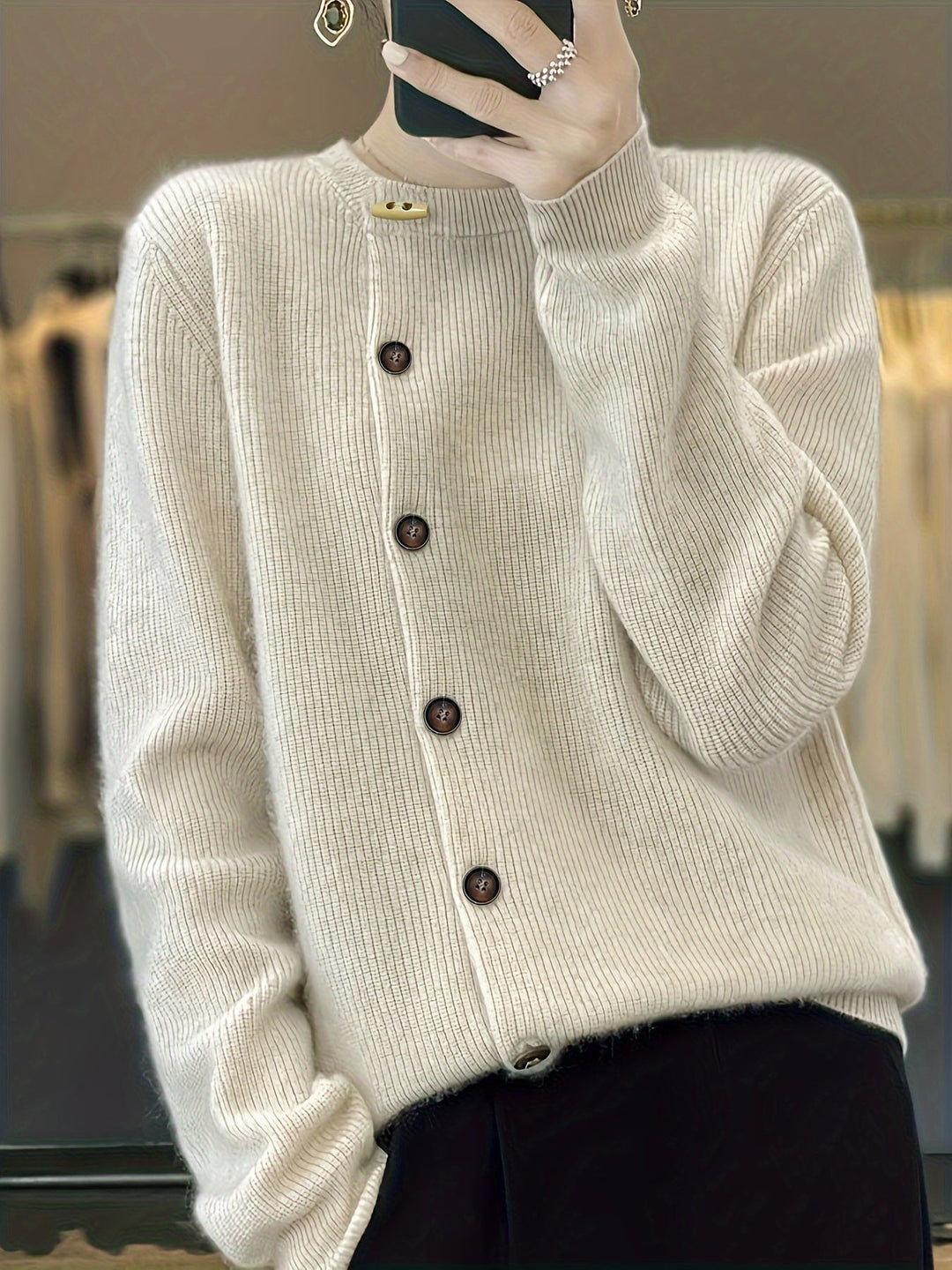 Gemima | Button Cardigan