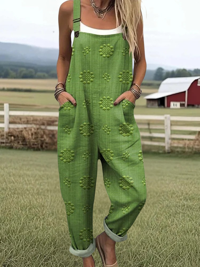 Daisy | Floral Art Jumpsuit