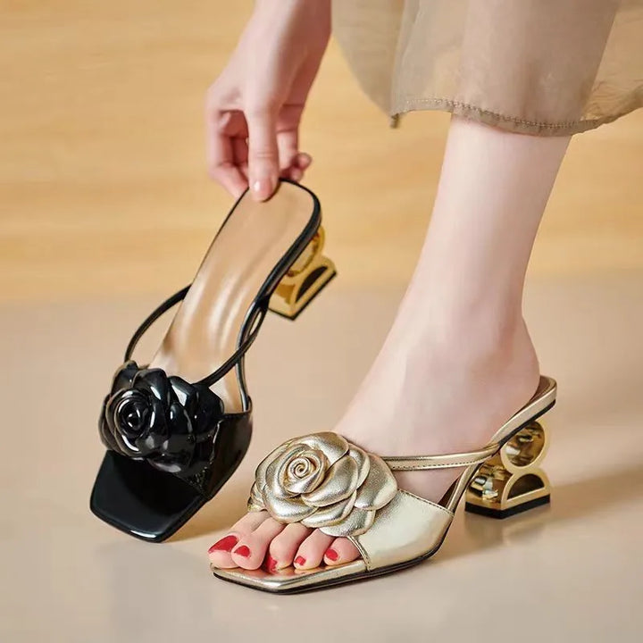 Dera | Floral Sandals