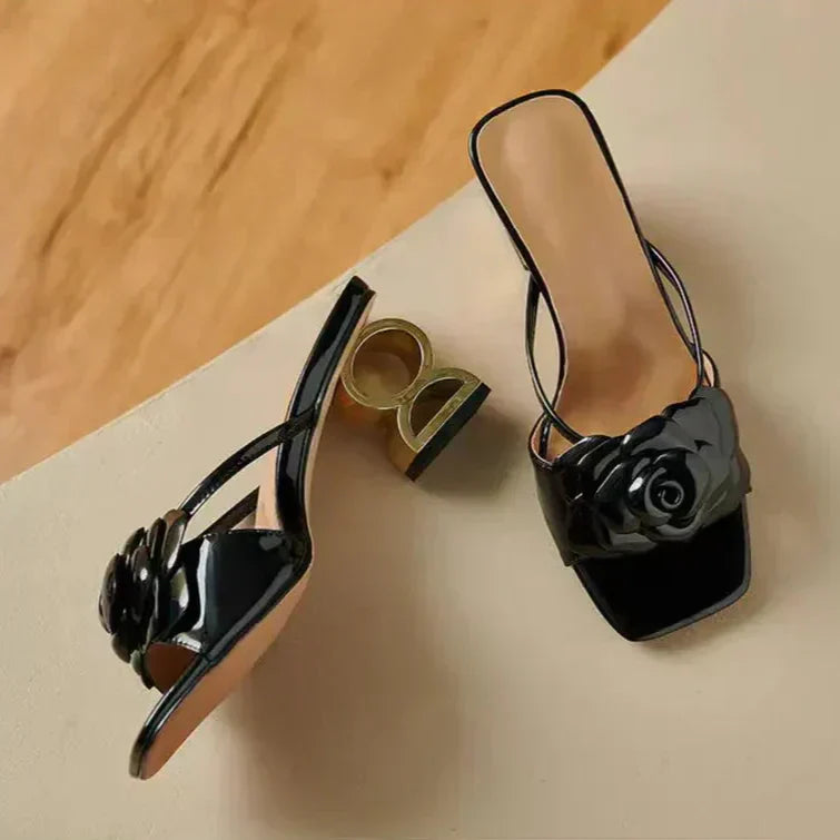 Dera | Floral Sandals