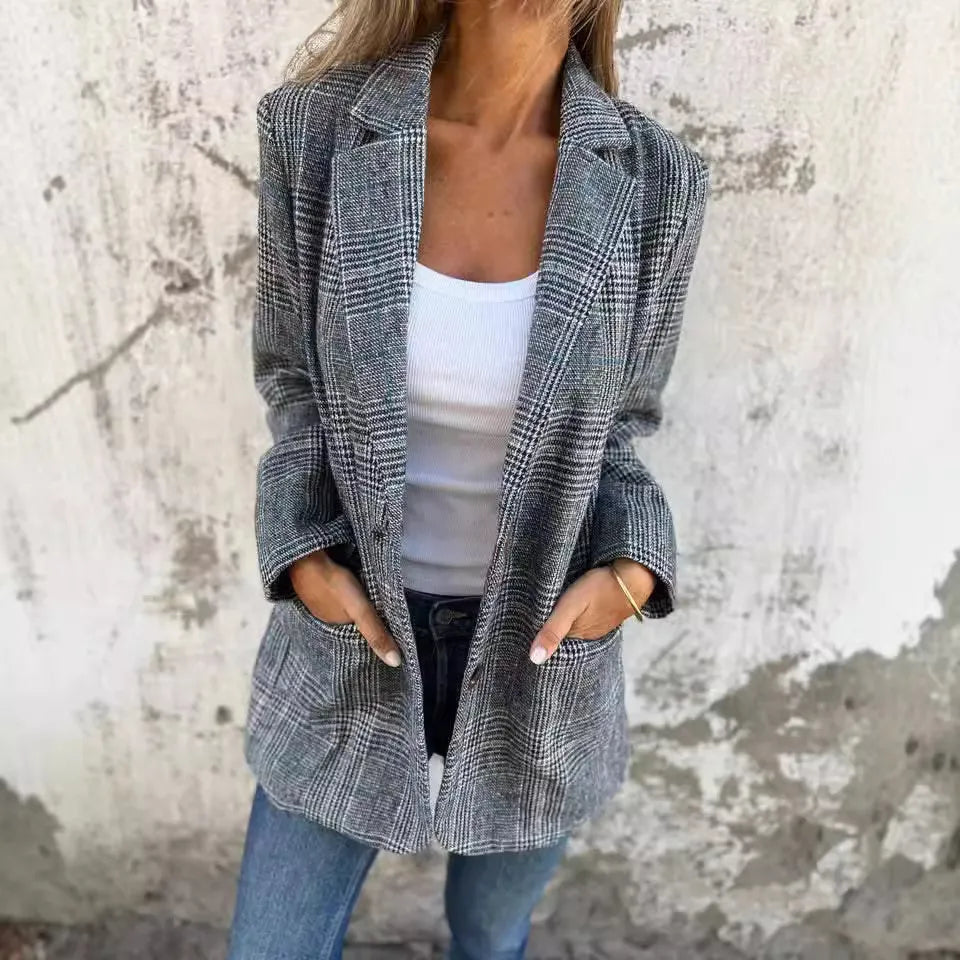 Amely | Check Blazer